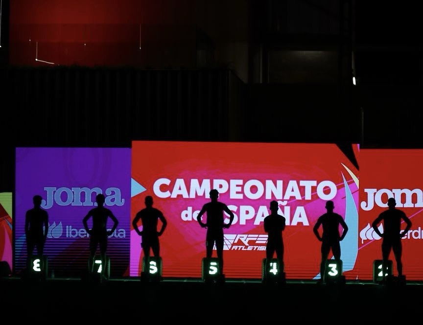 El entrenador en una competición